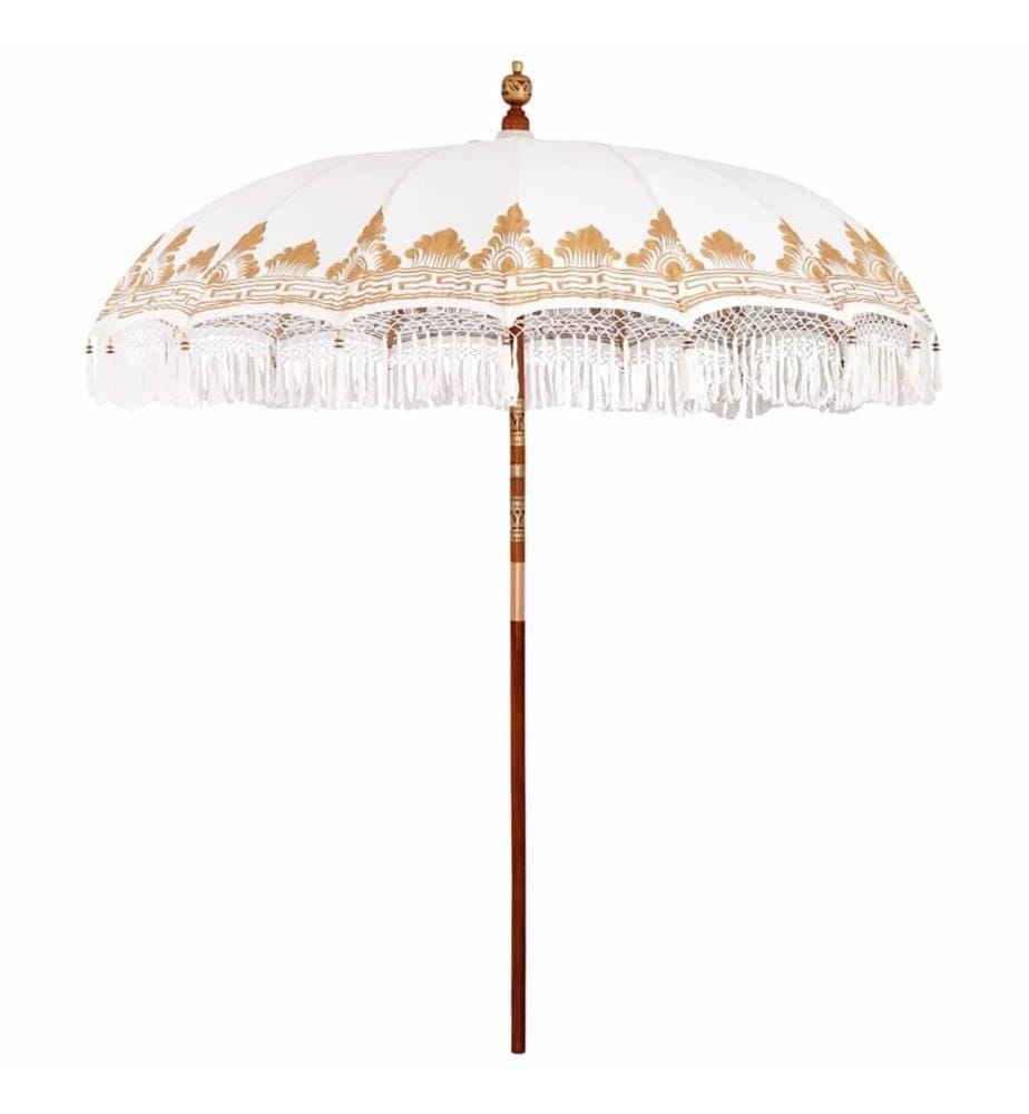 Balinesischer Sonnenschirm Creme 215 x 215 x 260 cm