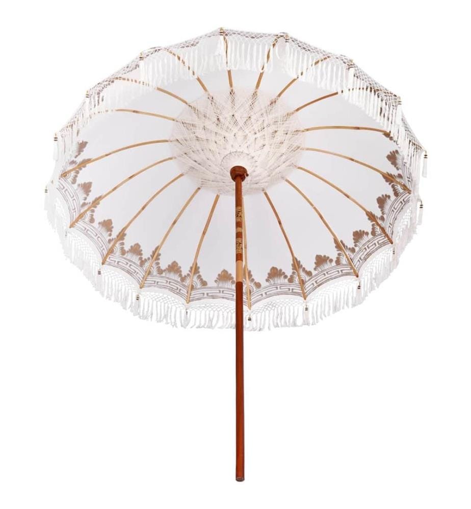 Balinesischer Sonnenschirm Creme 215 x 215 x 260 cm