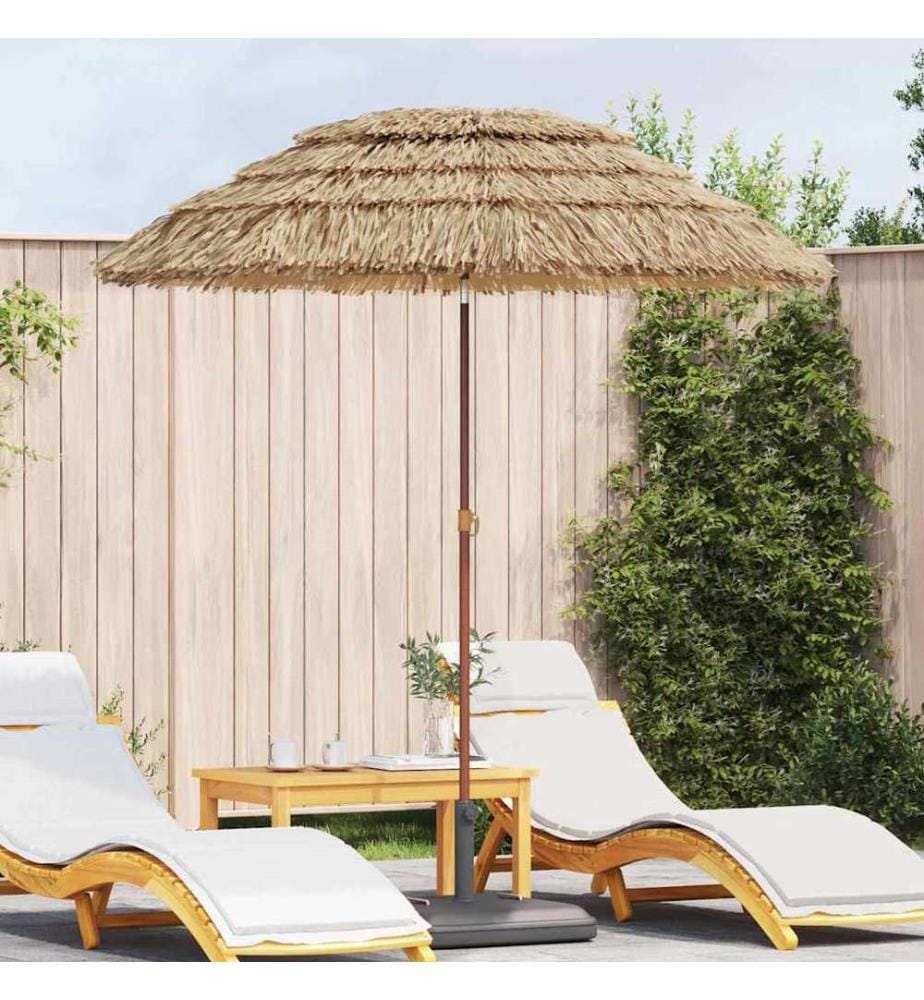 Garten-Sonnenschirm Natur 160 x 160 x 196 cm