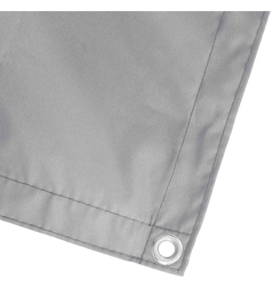 Balkonsichtschutz Hellgrau 100 x 300 cm Oxford-Stoff