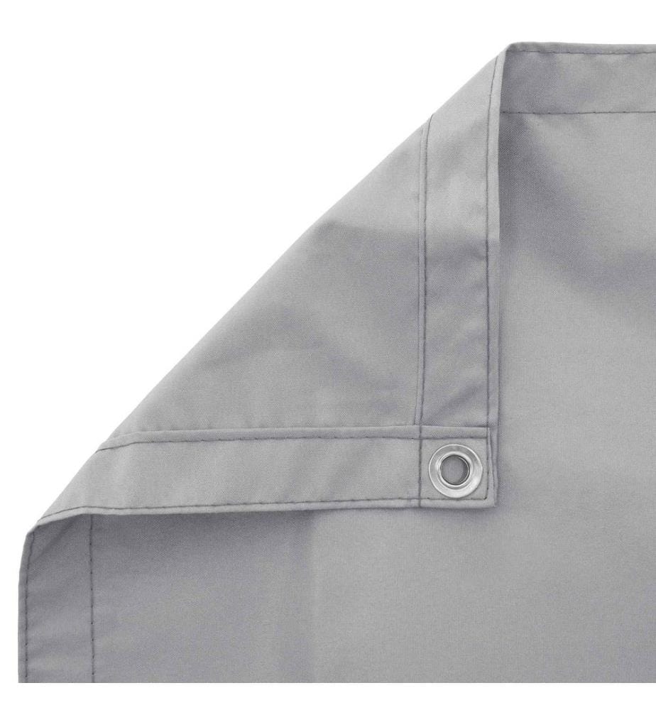 Balkonsichtschutz Hellgrau 110 x 1000 cm Oxford-Stoff