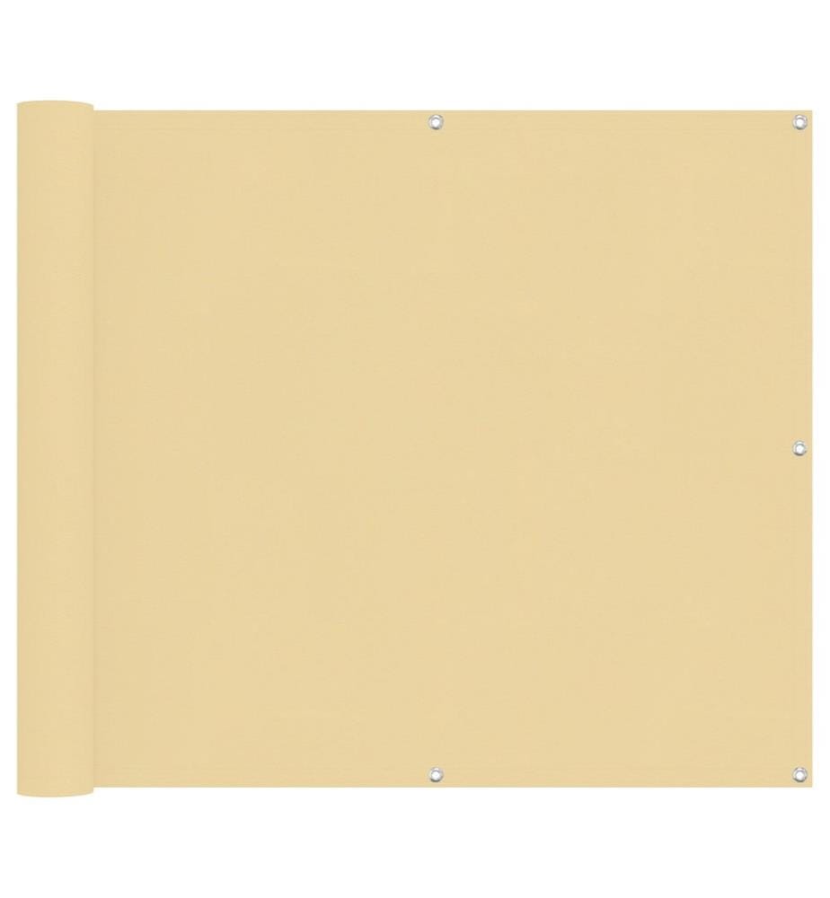 Balkonsichtschutz Sand 100 x 1000 cm Oxford-Stoff