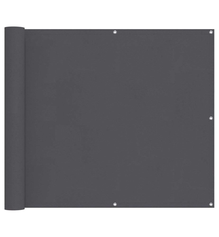 Balkonsichtschutz Anthrazit 100 x 300 cm Oxford-Stoff