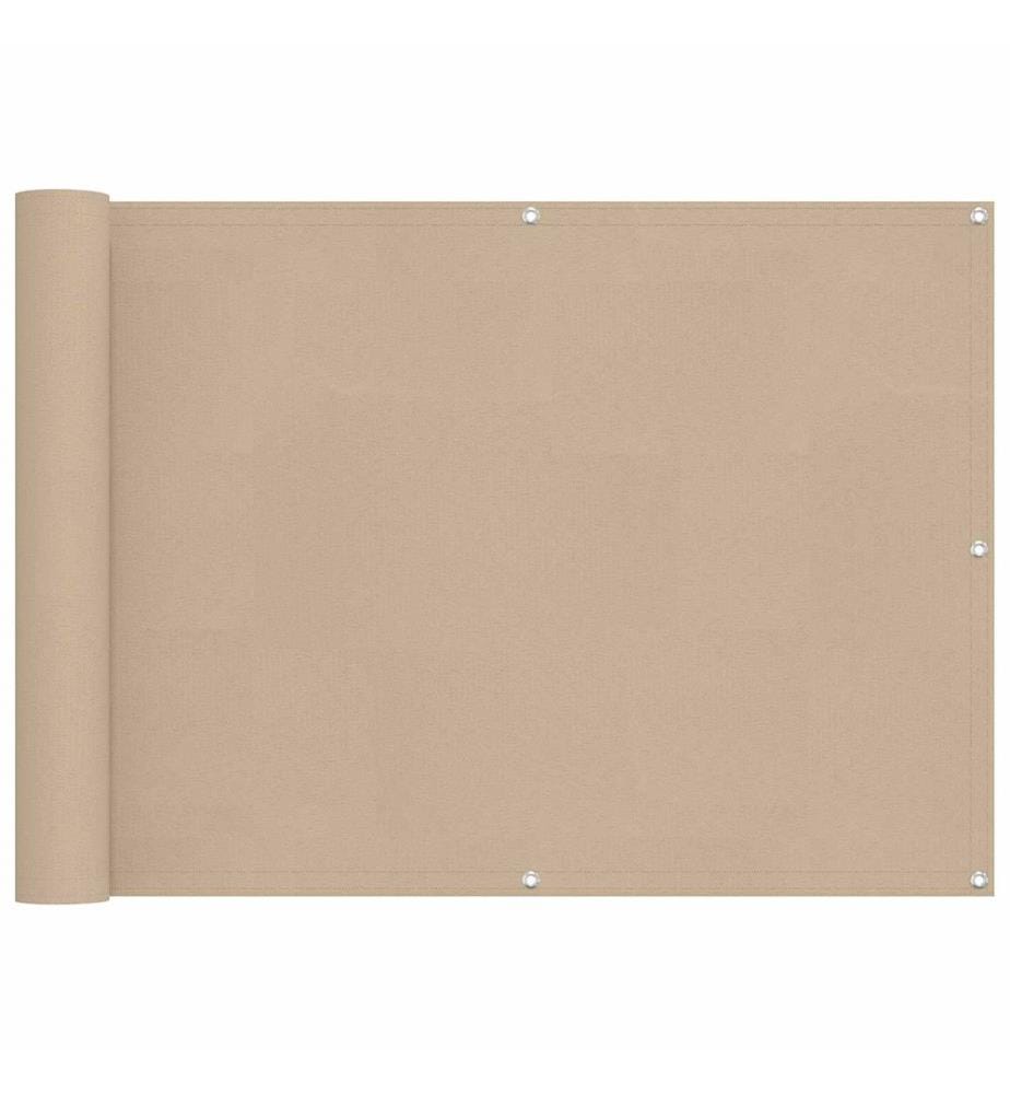 Balkonsichtschutz Beige 75 x 200 cm