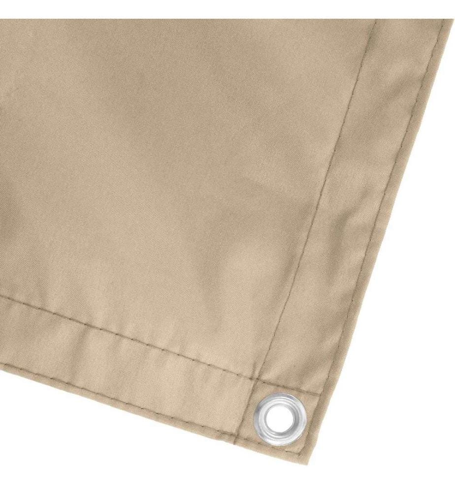 Balkonsichtschutz Beige 110 x 400 cm Oxford-Stoff