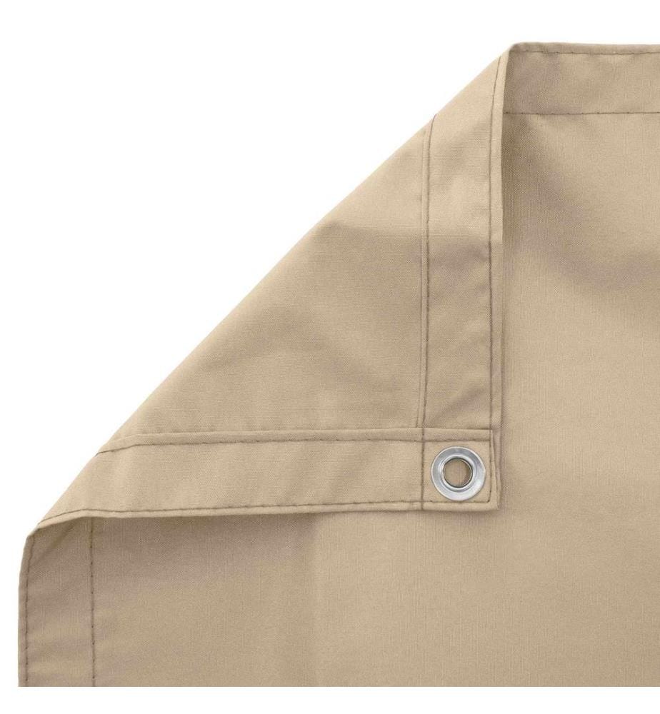 Balkonsichtschutz Beige 110 x 400 cm Oxford-Stoff