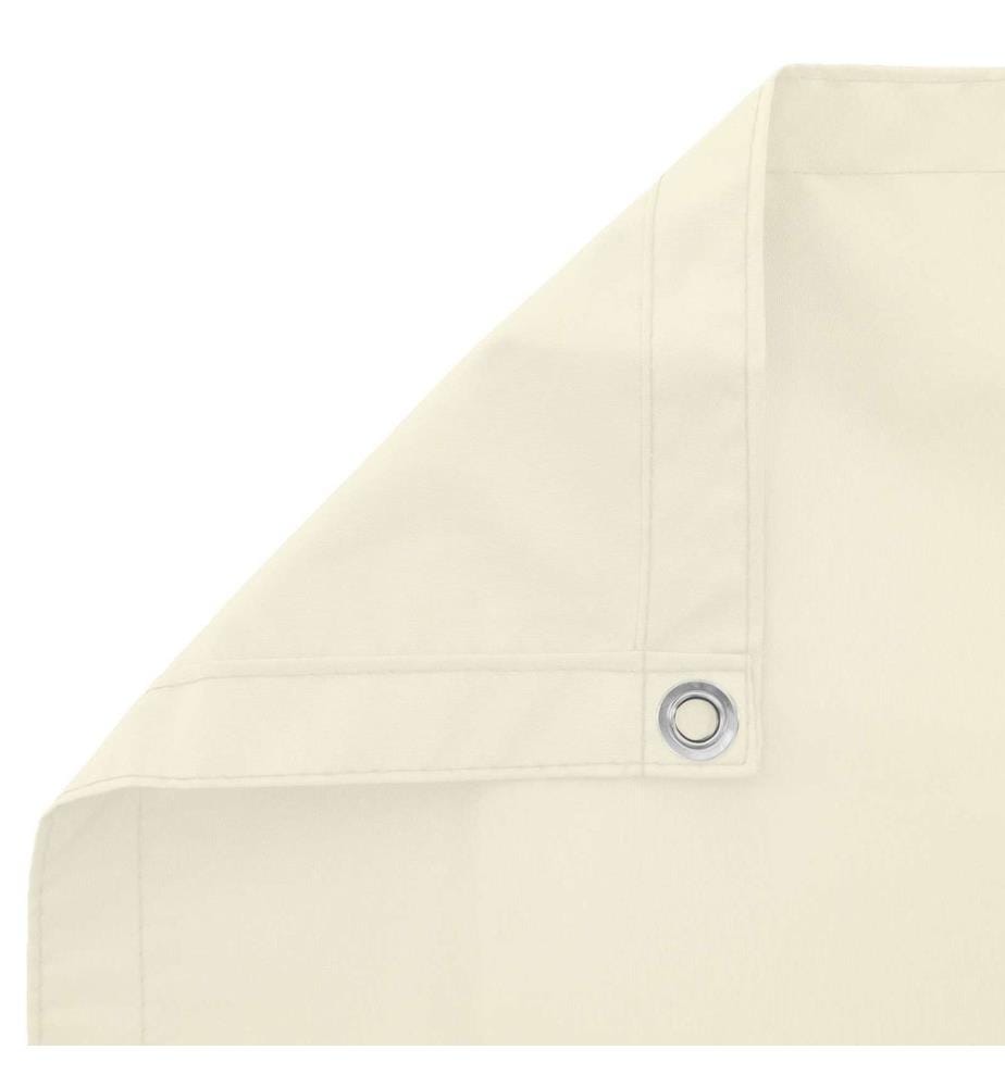 Balkonsichtschutz Creme 100 x 1000 cm Oxford-Stoff