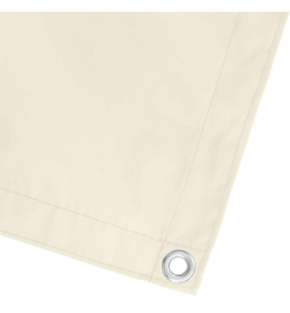 Balkonsichtschutz Creme 110 x 1000 cm Oxford-Stoff