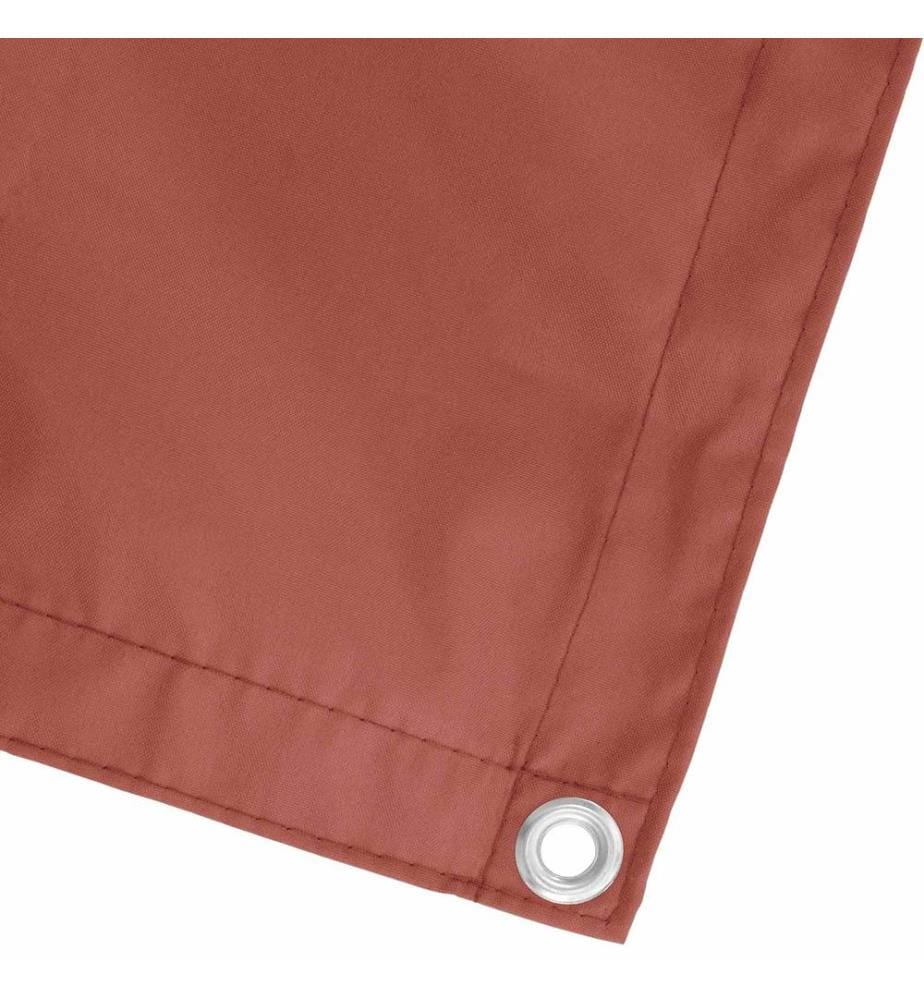 Balkonsichtschutz Terrakotta 100 x 600 cm Oxford-Stoff