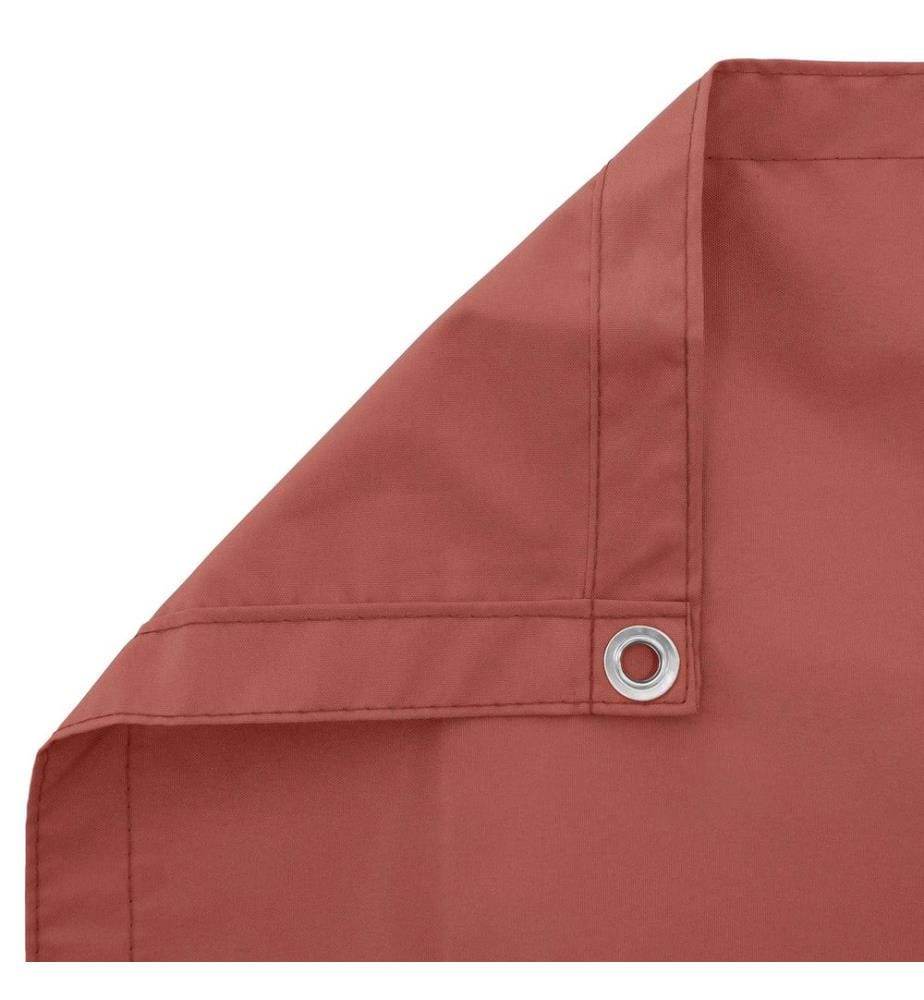 Balkonsichtschutz Terrakotta 100 x 600 cm Oxford-Stoff