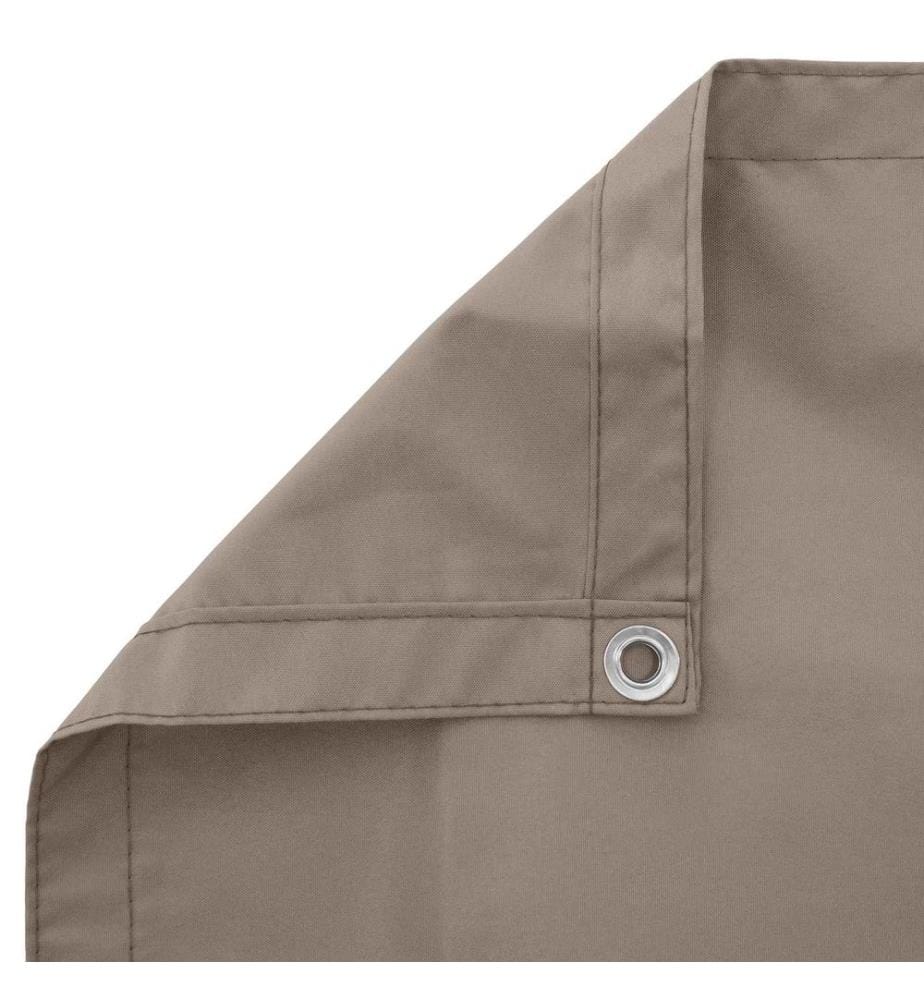Balkonsichtschutz Taupe 100 x 500 cm Oxford-Stoff
