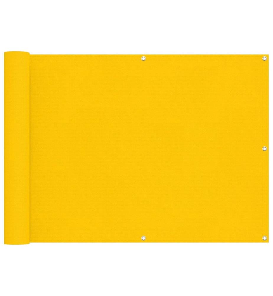 Balkonsichtschutz Gelb 75 x 200 cm