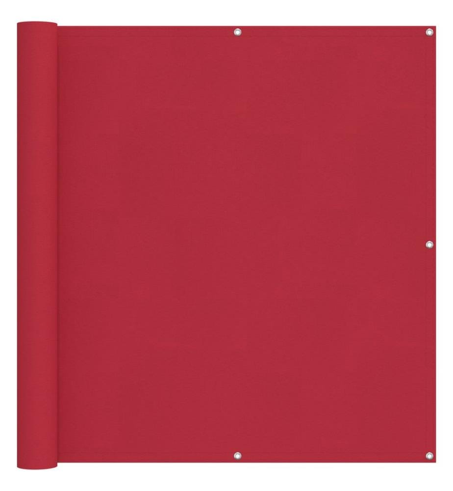 Balkonsichtschutz Rot 120 x 200 cm Oxford-Stoff