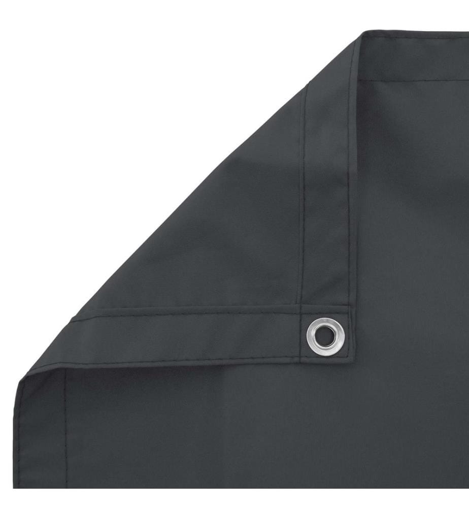 Balkonsichtschutz Schwarz 100 x 300 cm Oxford-Stoff