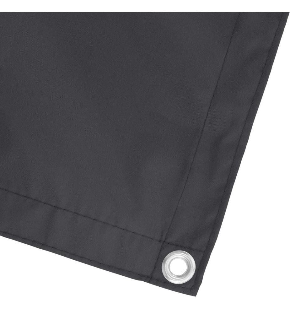 Balkonsichtschutz Schwarz 100 x 1000 cm Oxford-Stoff