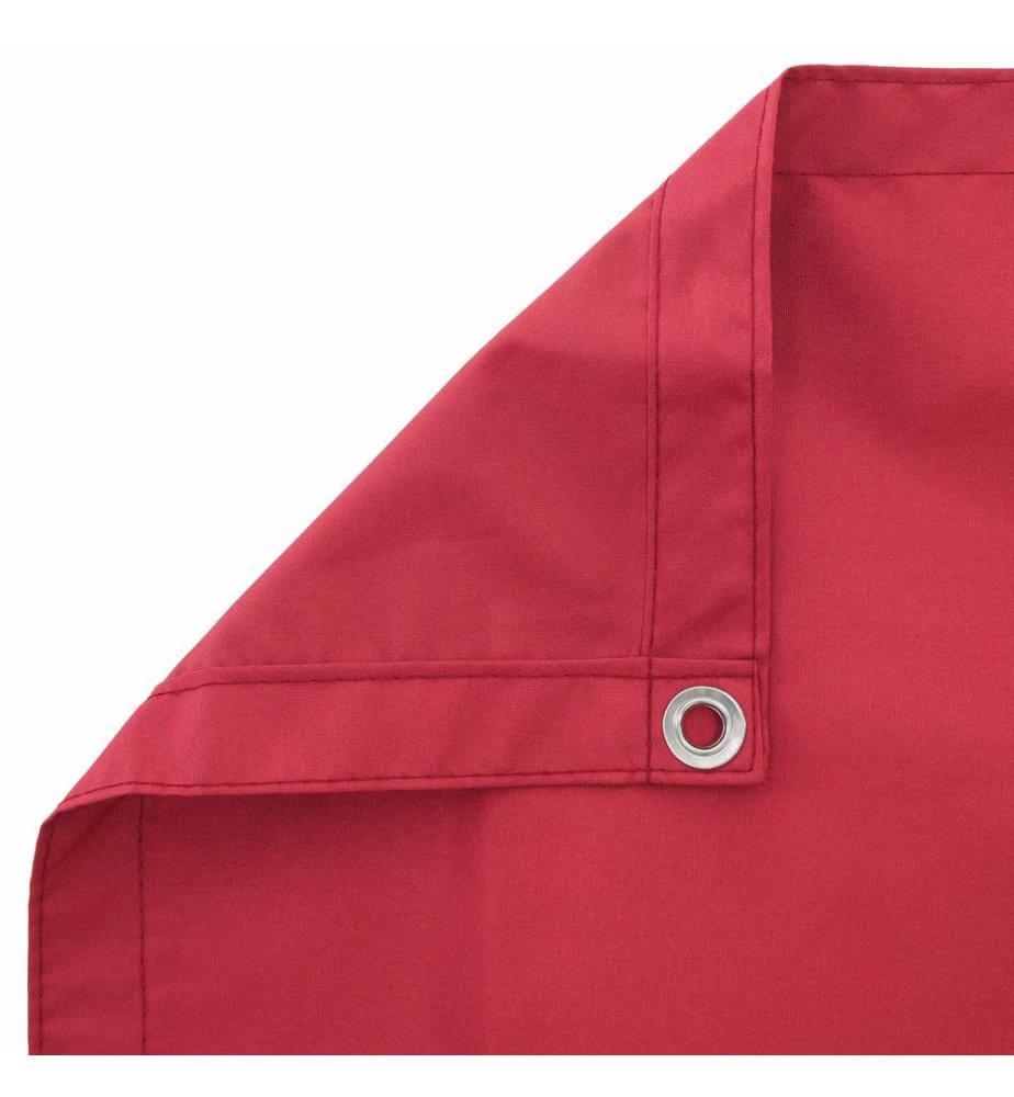 Balkonsichtschutz Bordeauxrot 110 x 700 cm Oxford-Stoff