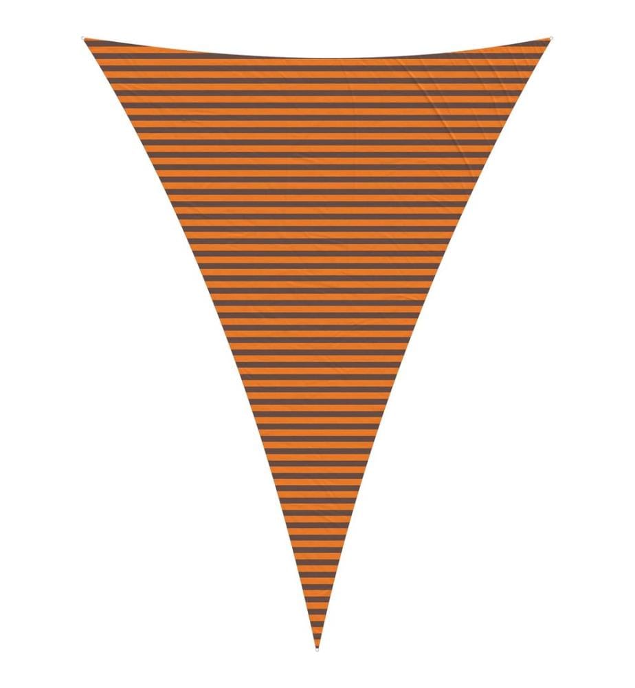Sonnensegel Orange und Braun 5 x 7 x 7 m 100 % Polyester Oxford