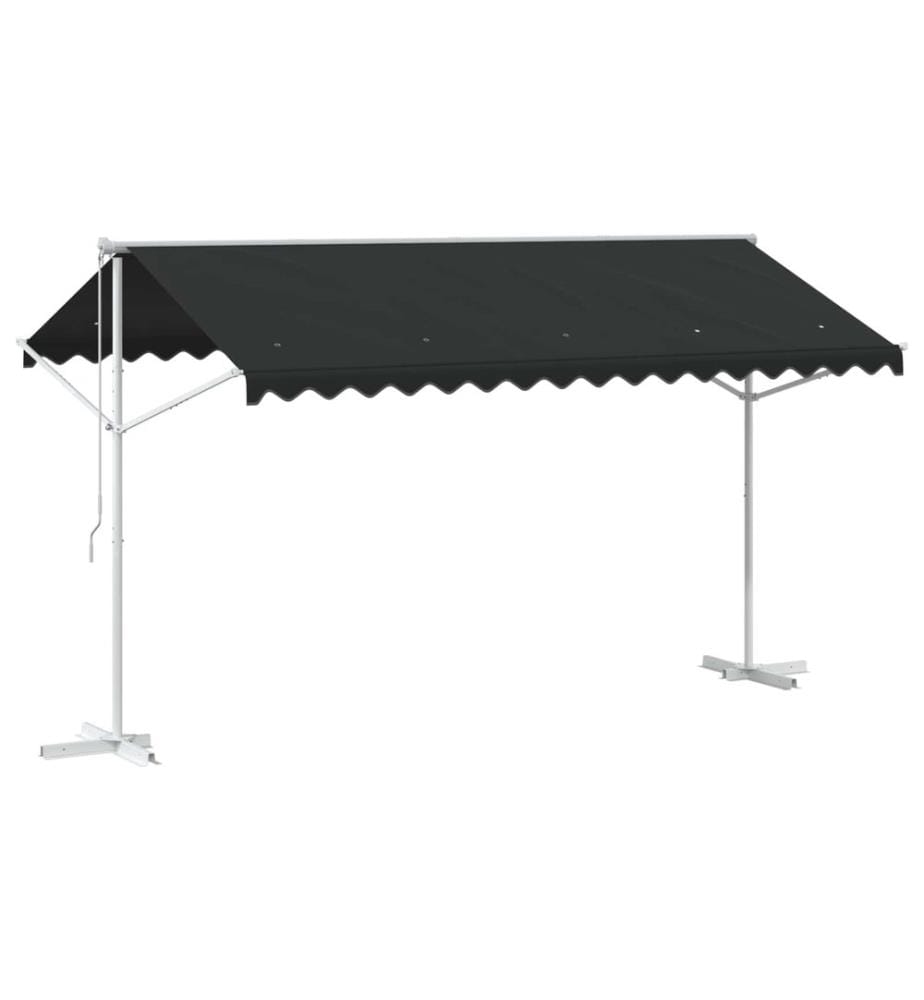 Free Standing Awning Anthrazit 4 x 3 m Polyester