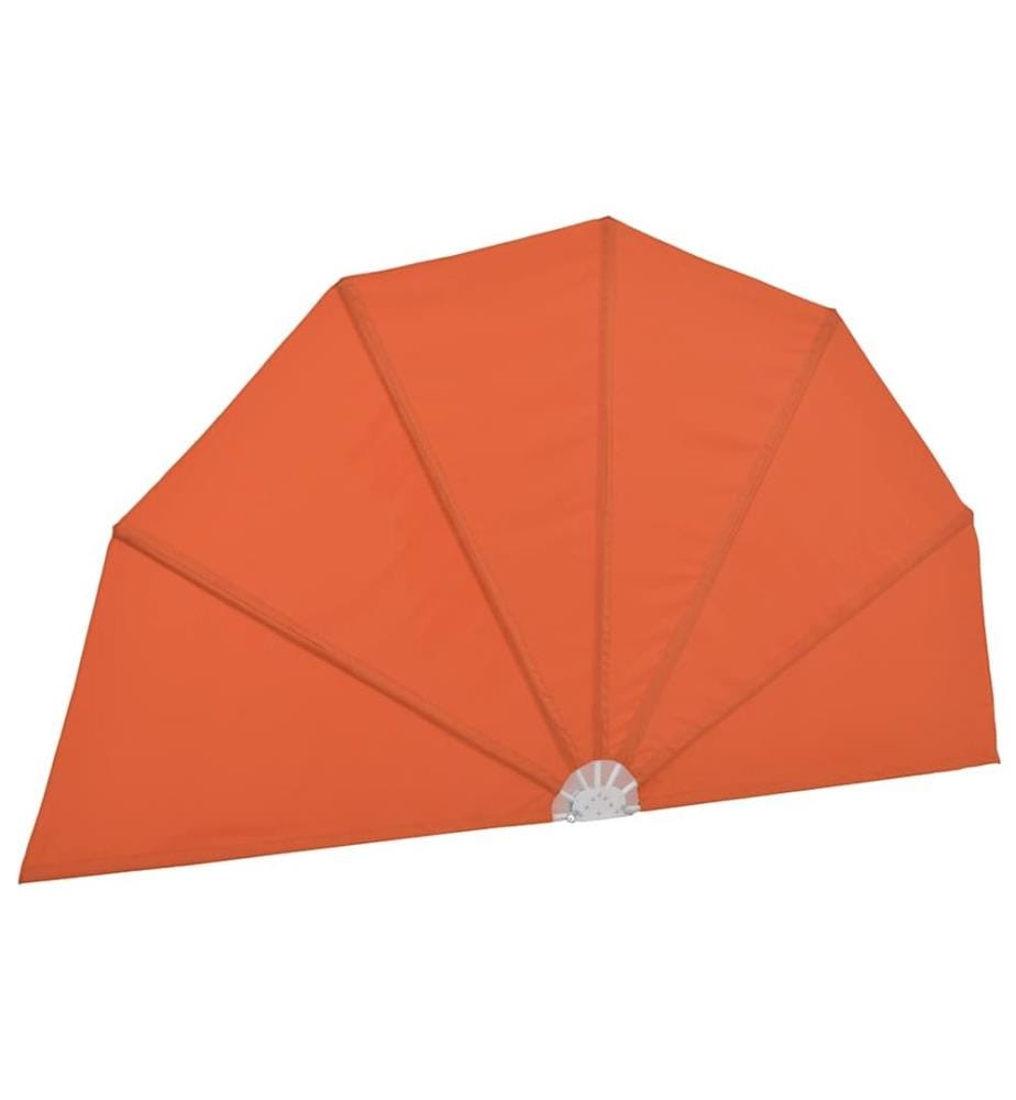 Faltbarer Terrassen-Seitenfächer Terracotta-Rot 200 cm