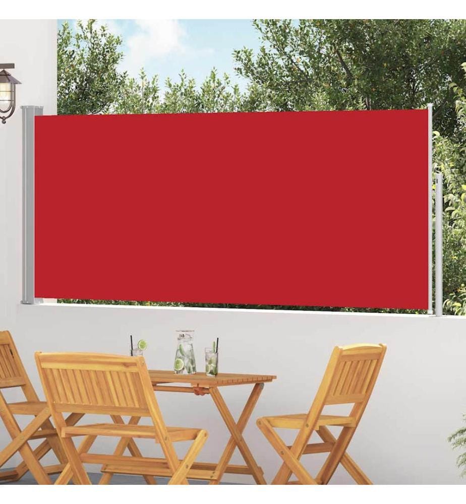Ausziehbare Seitenmarkise 120x300 cm Rot