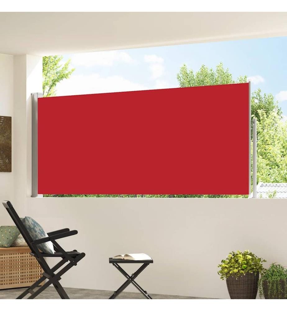 Ausziehbare Seitenmarkise 120x300 cm Rot