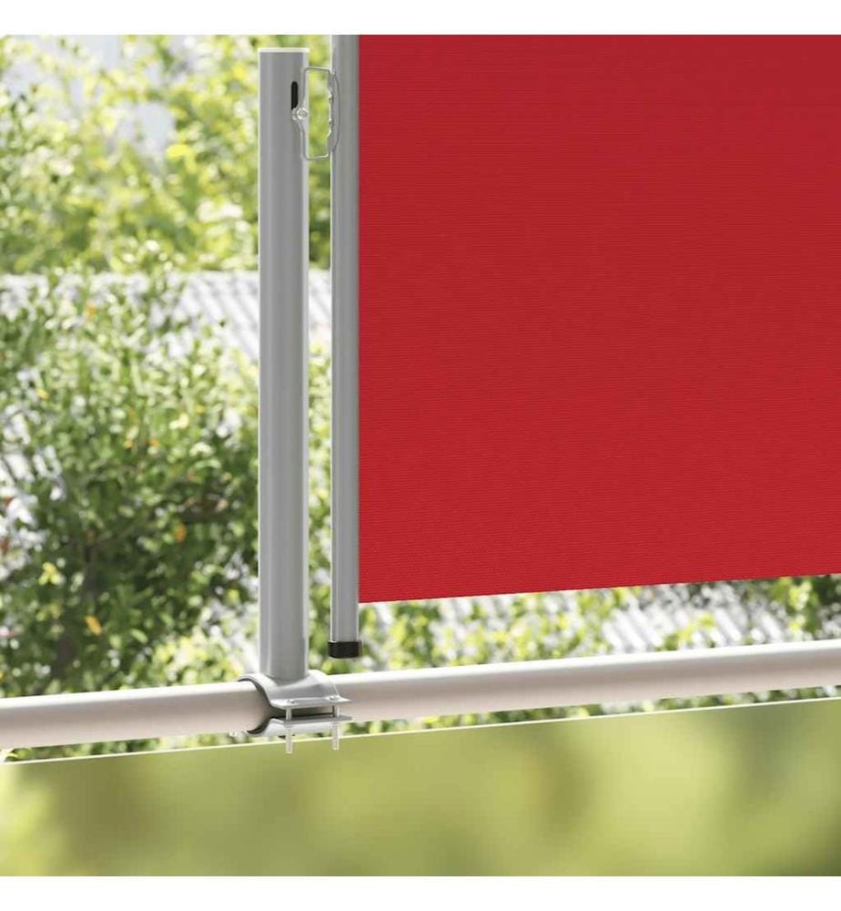 Ausziehbare Seitenmarkise 120x300 cm Rot