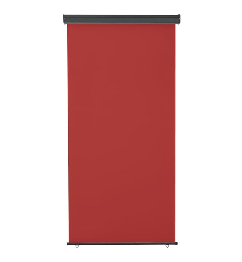 Balkon-Seitenmarkise 125x250 cm Rot