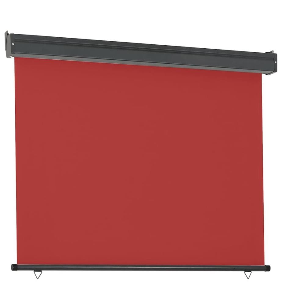 Balkon-Seitenmarkise 125x250 cm Rot