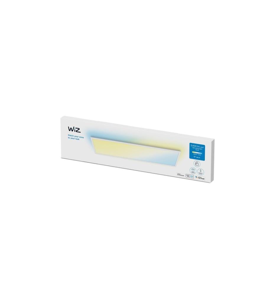 WIZ - Panel Tunable White Plafonnier rectangulaire blanc 3400 lm
