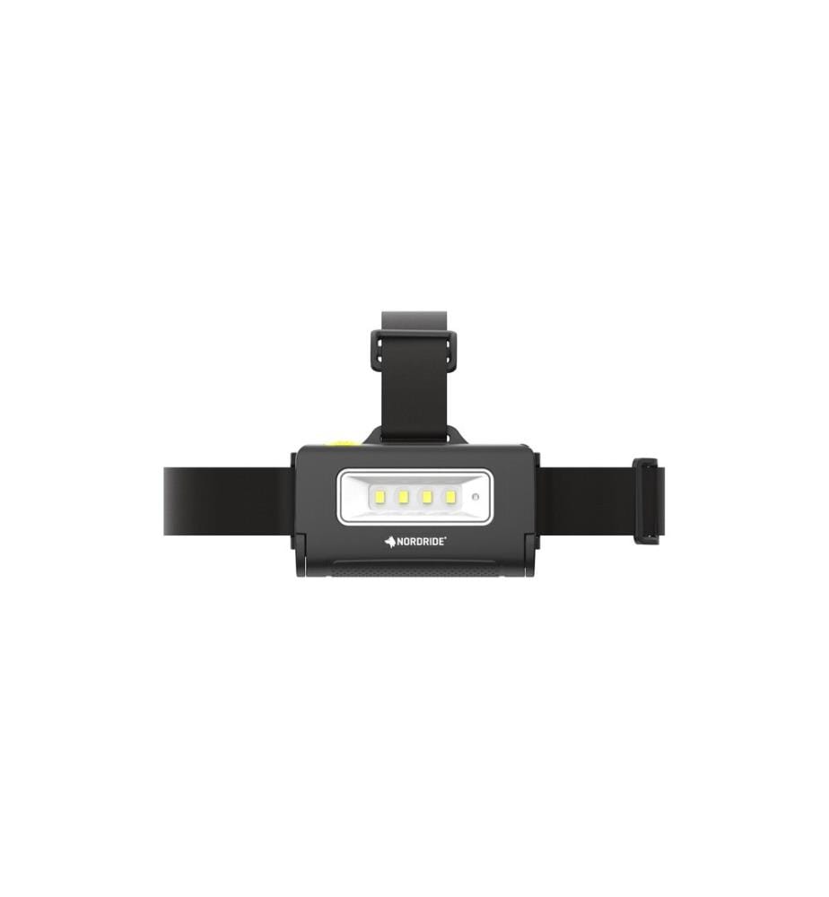 NORDRIDE - Lampe frontale DUO noir, 300 lm, IP 65