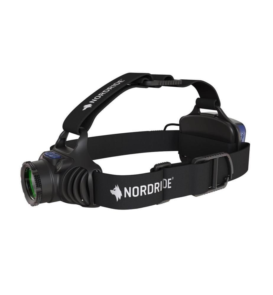 NORDRIDE - Lampe frontale Active Pro R Hybrid Noir, 640 lm, IP65