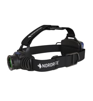 NORDRIDE - Stirnlampe Active Pro R Hybrid Schwarz, 640 lm, IP65