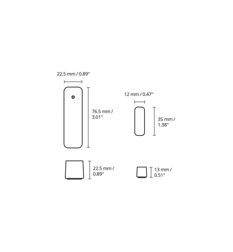 WIZ - Smarter Kontaktsensor, Einzelverpackung, Weiss