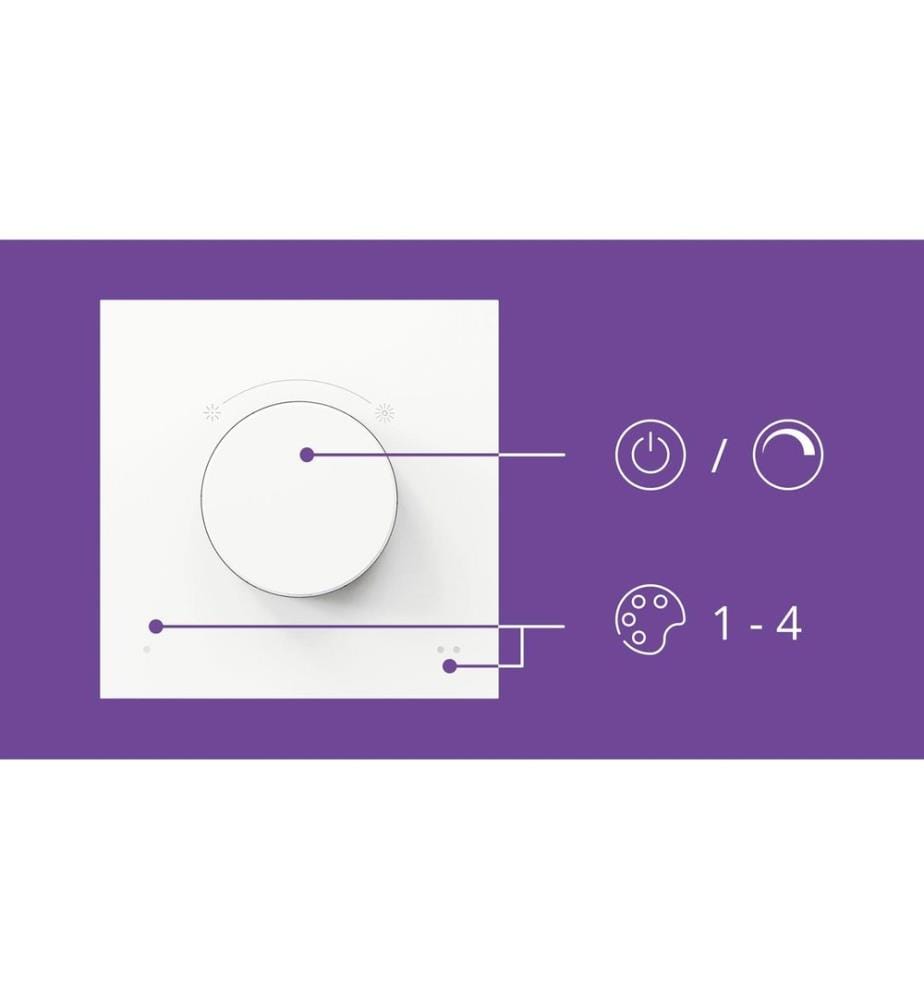 WIZ - Dial switch Schalter Weiss
