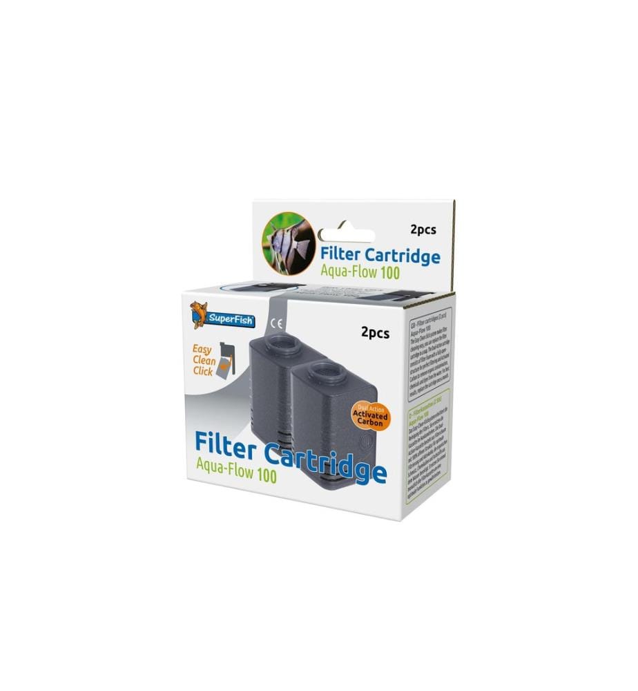 SuperFish - Cassette de rechange pour Aquaflow 100 & 150, 2 pièces