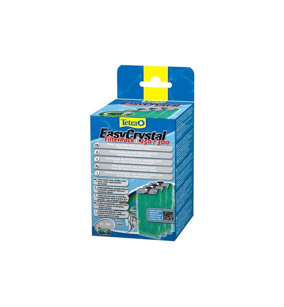 Tetra - EasyCrystal Filter mit Aktivkohle, 3 Stück