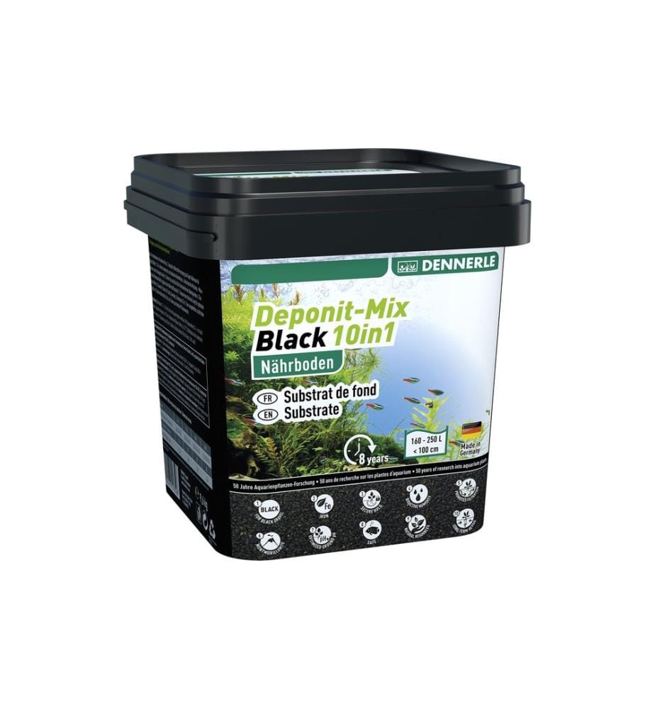 DENNERLE - Nährboden Deponit-Mix Black 10 in 1, 9.6 kg