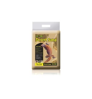 Exo Terra - Substrat de sol Desert Sand, Jaune, 4.5 kg