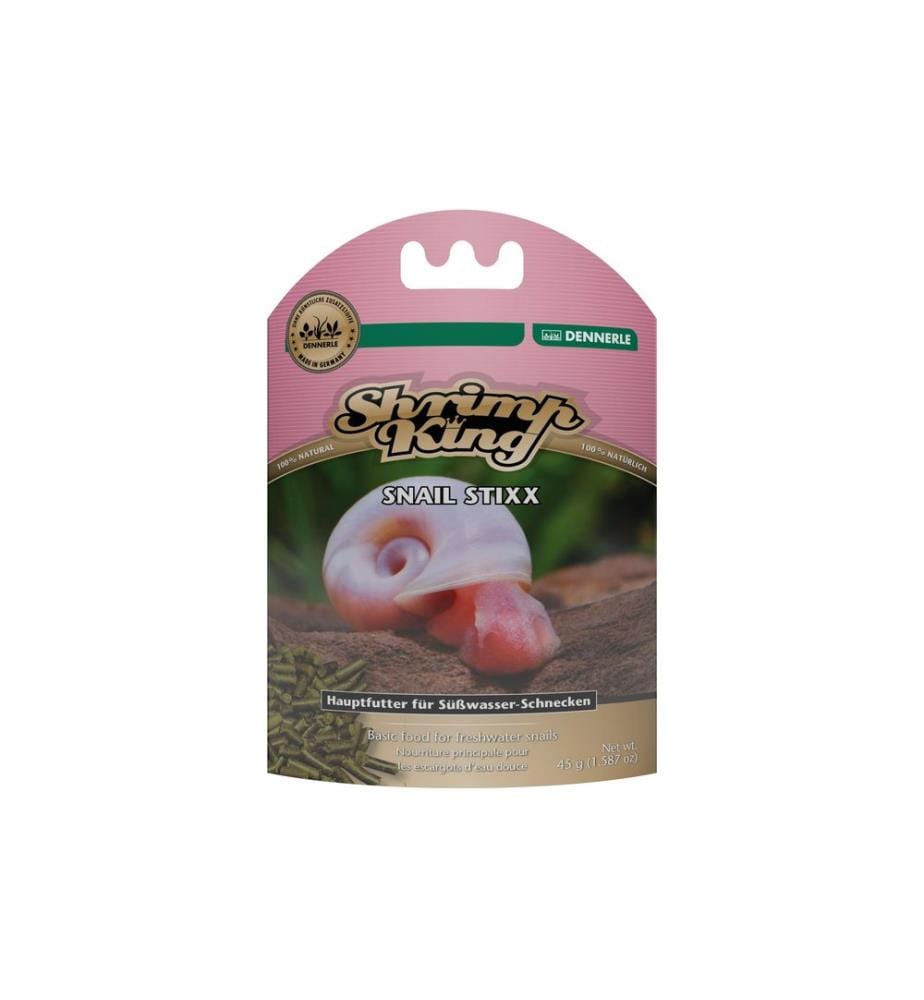 DENNERLE - Basisfutter Shrimp King Snail Stixx, 45 g