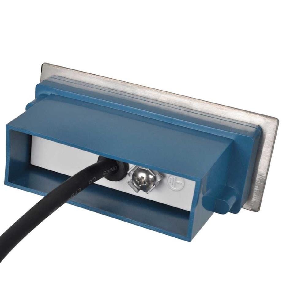 Lampes LED encastrée d'escalier 6 pcs 44x111x56 mm