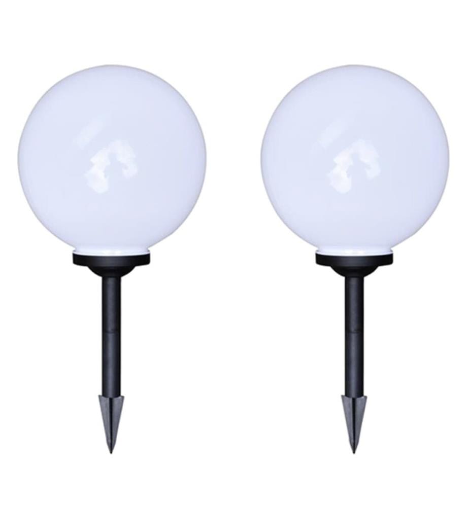 Wegeleuchten 4 Stk. LED 30 cm mit Erdspiess