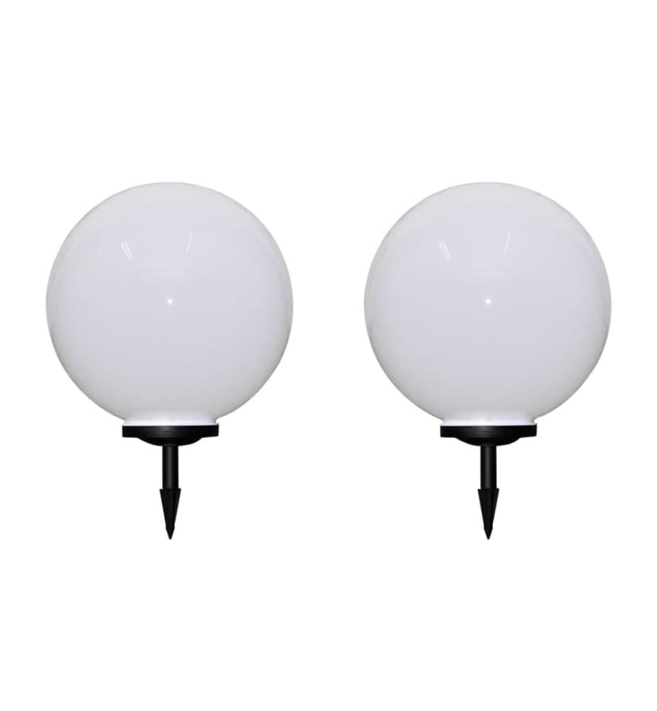 Wegeleuchten 2 Stk. LED 50 cm mit Erdspiess