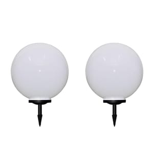 Wegeleuchten 2 Stk. LED 50 cm mit Erdspiess