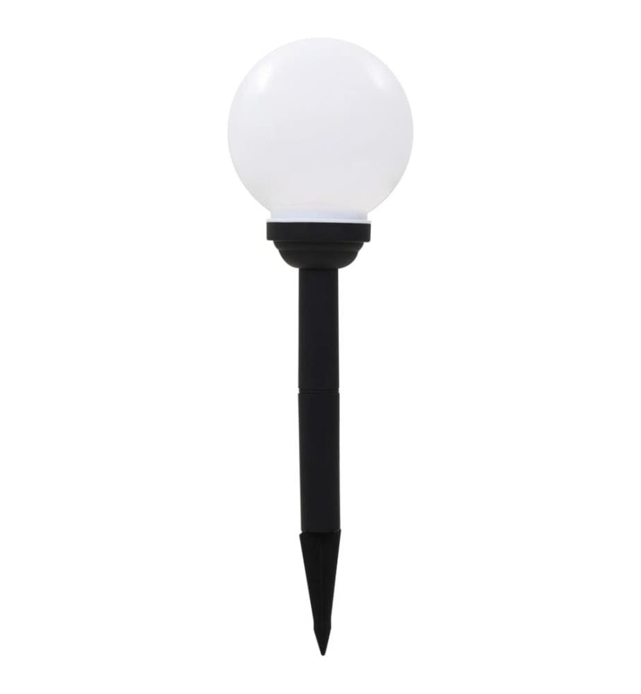 Aussen-Solarlampen 6 Stk. LED Kugel 20 cm RGB