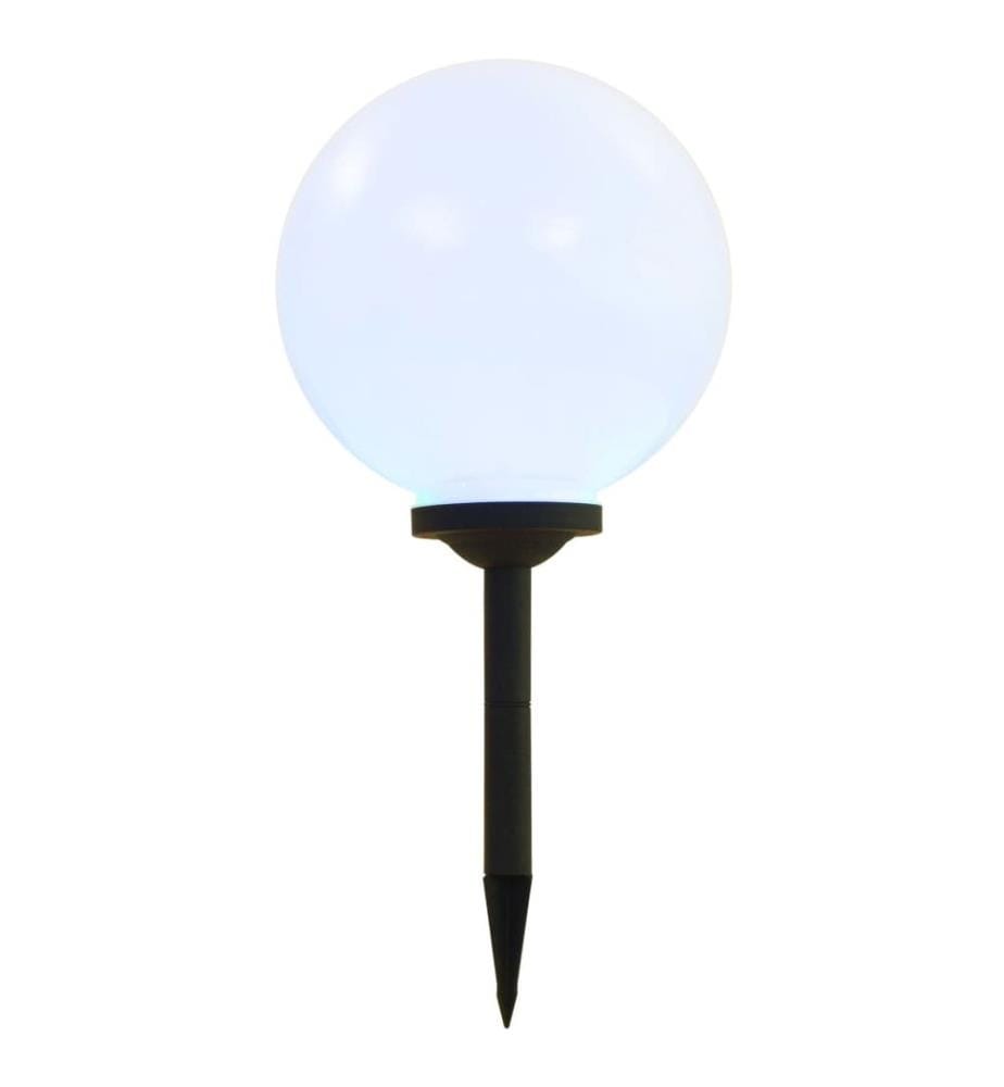 Aussen-Solarlampen 4 Stk. LED Kugel 30 cm RGB