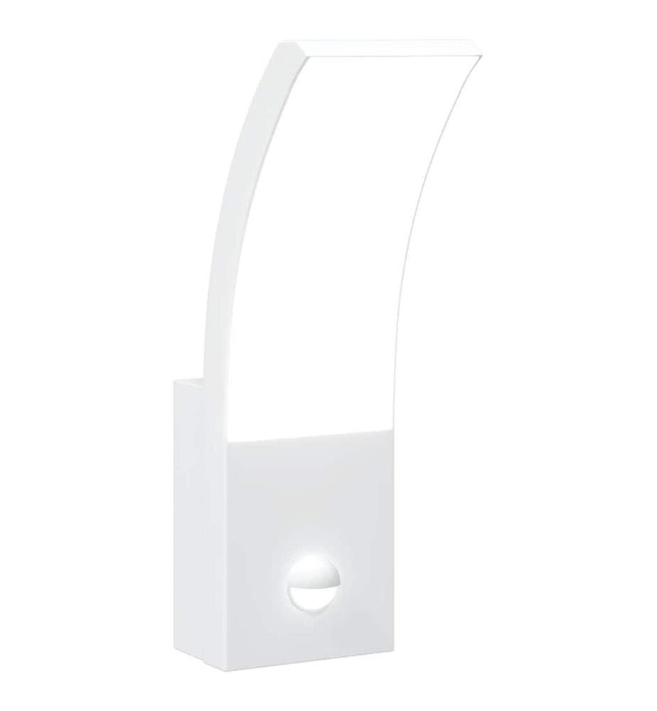 Applique murale LED d'extérieur avec capteurs blanc