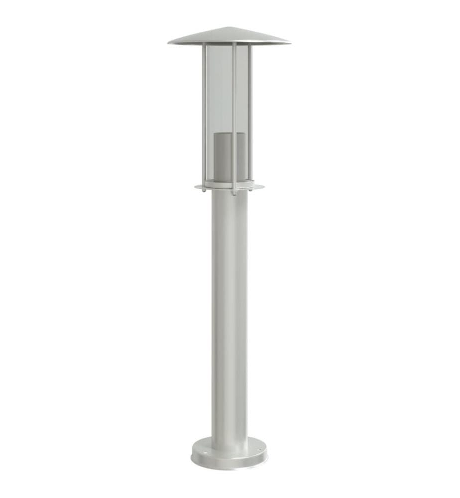 Wegeleuchte Silbern 60 cm Edelstahl