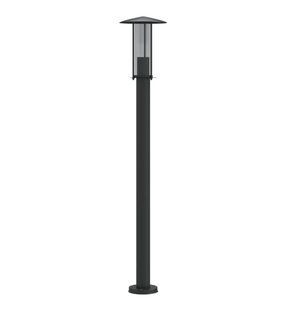 Wegeleuchte Schwarz 100 cm Edelstahl