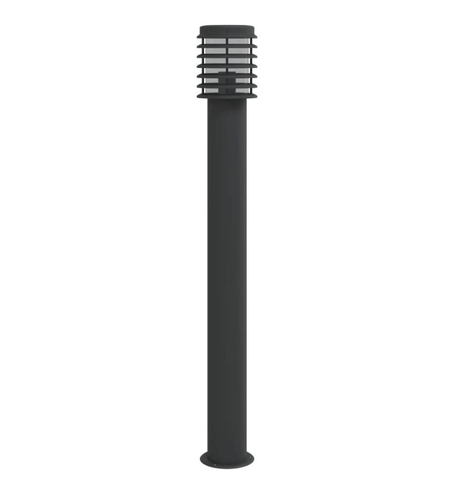 Wegeleuchte Schwarz 110 cm Edelstahl