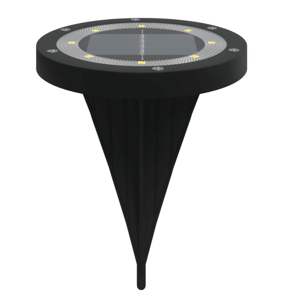 Solar-Bodenleuchten mit Erdspiess 12 Stk. Warmweiss